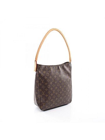 Louis Vuitton Louis Vuitton Looping GM Monogram Shoulder Bag/Handbag, Coated Canvas and Leather, Women's, Brown, M51145 (view 2)