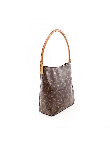 Louis Vuitton Louis Vuitton Looping GM Shoulder Bag/Handbag, Coated Canvas and Leather, Monogram Pattern, Women's, Brown, M51145 (view 2)