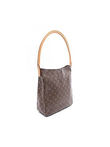 Louis Vuitton Louis Vuitton Looping GM Shoulder Bag/Handbag, Coated Canvas and Leather, Monogram Pattern, Women's, Brown, M51145 (view 2)