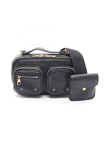 Louis Vuitton Louis Vuitton Utility Crossbody 2-Way Shoulder Bag/Handbag, Leather, Calfskin, Women's, Black (M80450) (view 1)