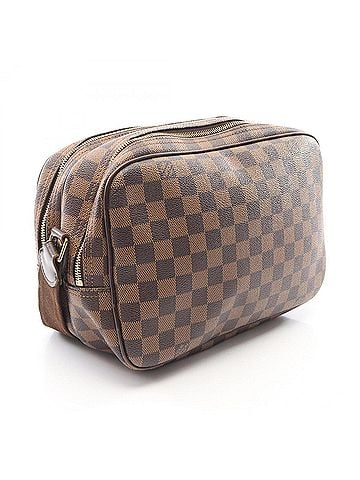 Louis Vuitton Louis Vuitton Reporter PM Shoulder Bag/Handbag, Coated Canvas and Leather, Damier Pattern, Women's, Brown, N45253 (view 2)