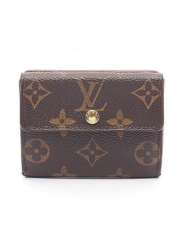 Louis Vuitton Louis Vuitton Ludlow Wallet/Coin Purse, Leather, Monogram Pattern, Women's, Brown, M61927 (view 1)