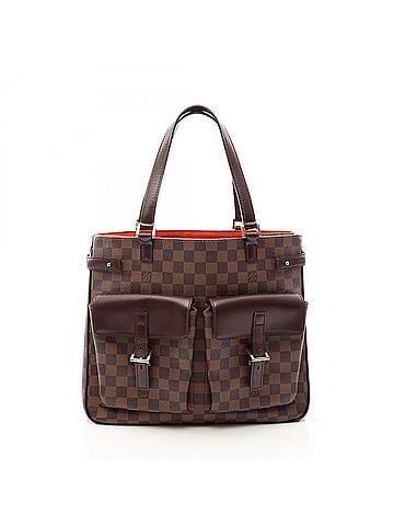 Louis Vuitton Louis Vuitton Uzès Tote Bag Handbag, Coated Canvas and Leather, Damier Pattern, Women's, Brown, N51128 (view 1)