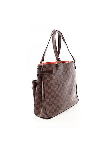 Louis Vuitton Louis Vuitton Uzès Tote Bag Handbag, Coated Canvas and Leather, Damier Pattern, Women's, Brown, N51128 (view 2)