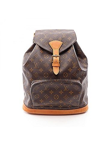 Louis Vuitton Louis Vuitton Montsouris GM Monogram Backpack/Handbag, Coated Canvas and Leather, Women's, Brown, M51135 (view 1)