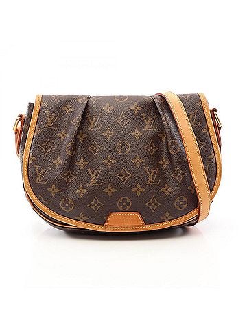 Louis Vuitton Louis Vuitton Menilmontant PM Shoulder Bag/Handbag, Coated Canvas and Leather, Monogram Pattern, Women's, Brown, M40474 (view 1)