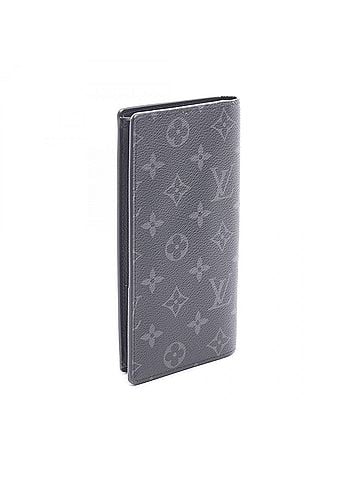 Louis Vuitton Louis Vuitton Portefeuille Brazza Bi-fold Long Wallet, Canvas, Monogram Eclipse, Men's, Black, M61697 (view 2)