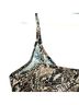 Veronica Beard 100% Silk Snake Print Black Brown Tank Top Size M - photo 4