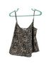 Veronica Beard 100% Silk Snake Print Black Brown Tank Top Size M - photo 1