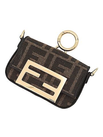 Fendi Fendi accessories, bag charm, nano baguette canvas 7AS045, FENDI 2-way shoulder bag, chain pouch, handbag, pouch. (view 1)