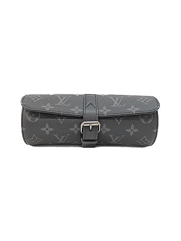 Louis Vuitton Louis Vuitton Monogram Eclipse Etui 3 Montres M43385 Watch Case (view 1)