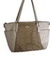 Coach Solid Tan White Leather Tote One size - photo 1