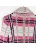 Anthropologie Plaid Pink White Blazer Size XXS - photo 6