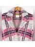 Anthropologie Plaid Pink White Blazer Size XXS - photo 4
