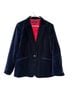 Talbots 100% Cotton 100% Polyester Blue Red Blazer Size 16 - photo 2