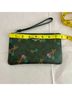 Coach Print Brown Green Wristlet One size - photo 7
