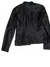 Bernardo 100% Polyurethane 100% Viscose 100% Polyester Black Leather Jacket Size M - photo 2