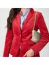 J.Crew Red Blazer Size 10 (petite) - photo 4