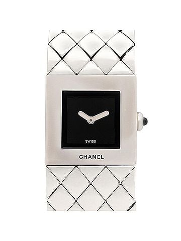 Chanel Chanel Matelassé Watch, Stainless Steel, Women's, Black, H0009 (view 1)