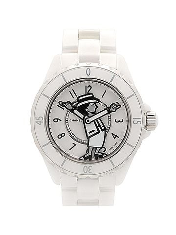 Chanel Chanel J12 Mademoiselle Ceramic Watch for Men, White (H5241) (view 1)