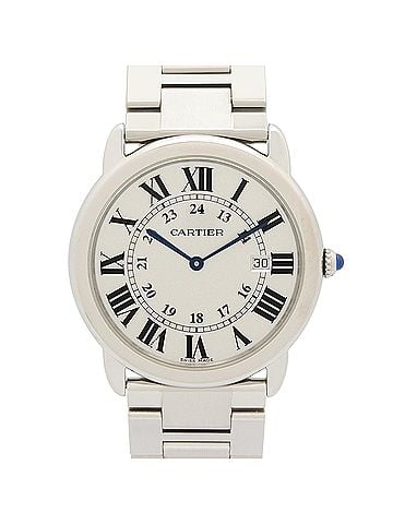 Cartier Cartier Ronde Solo de LM Watch, Stainless Steel, Men's, Silver Tone, W6701005 (view 1)