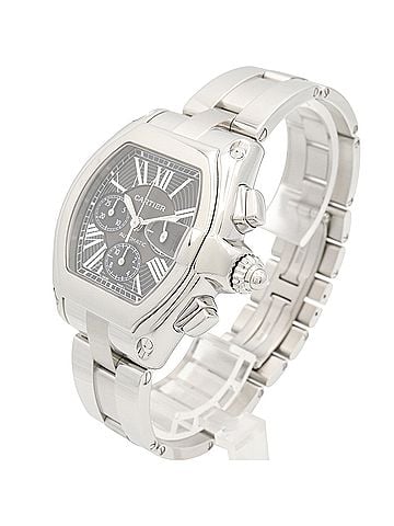 Cartier Cartier Roadster Chronograph XL Watch, Stainless Steel, Men's, Black (W62020X6) (view 2)