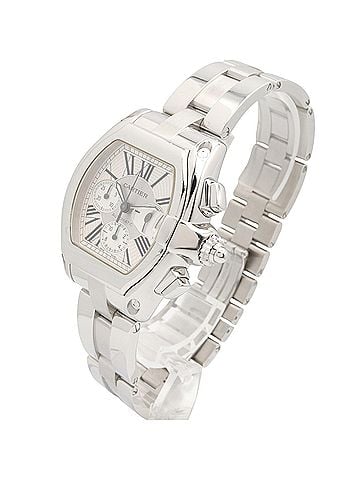 Cartier Cartier Roadster Chrono LM Watch, Stainless Steel, Men's, Silver Tone, W62019X6 (view 2)