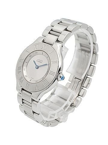 Cartier Cartier Must 21 LM Watch, Stainless Steel, Ladies, Silver Tone, W10110T2 (view 2)