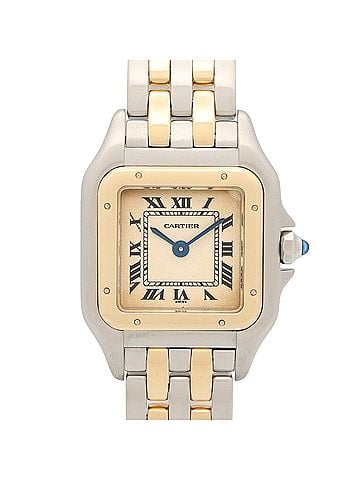 Cartier Cartier Panthère SM 2-Row Watch, 18K (Yellow Gold) Stainless Steel, Ladies', Ivory (W25029B6) (view 1)