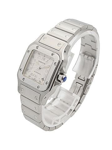 Cartier Cartier Santos Galbee SM Watch, Stainless Steel, Ladies, Silver Tone, W20044D6 (view 2)