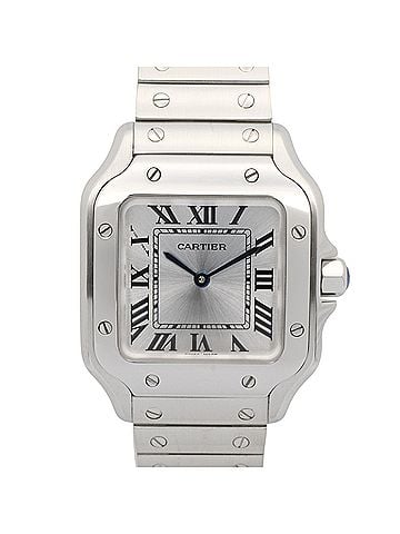 Cartier Cartier Santos de SM Watch, Stainless Steel, Ladies, Silver Tone, WSSA0082 (view 1)