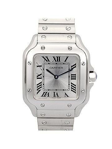 Cartier Cartier Santos de SM Watch, Stainless Steel, Ladies, Silver Tone, WSSA0082 (view 1)