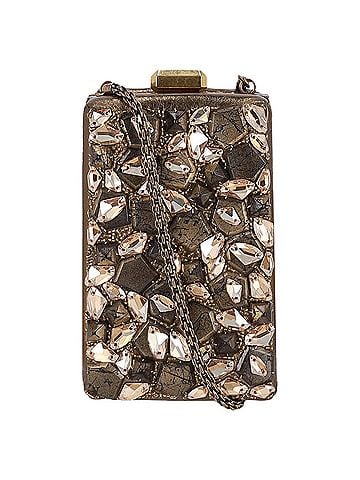 Chanel Chanel Paris Rome Collection  Metiers Ltd Edition Kiss Me Lock Leather & Crystal Bag (view 1)