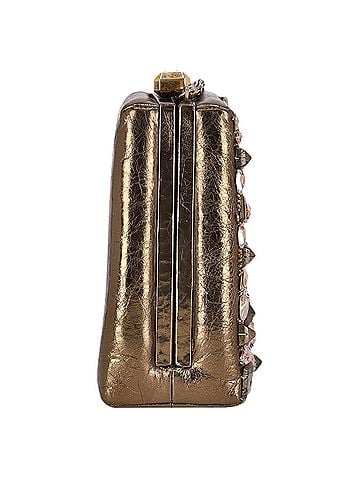 Chanel Chanel Paris Rome Collection  Metiers Ltd Edition Kiss Me Lock Leather & Crystal Bag (view 2)