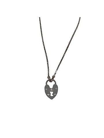 Christian Dior Christian Dior Heart Lock Necklace for Women, Venetian Chain (view 1)
