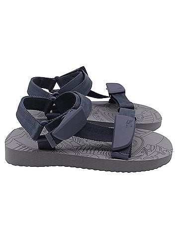 Burberry Burberry Trek Sandals in Navy Blue Rubber (view 1)