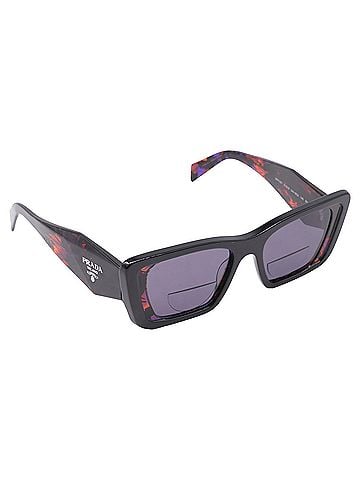 Prada Prada SPR08Y Square-Framed Sunglasses in Multicolor Acetate (view 2)