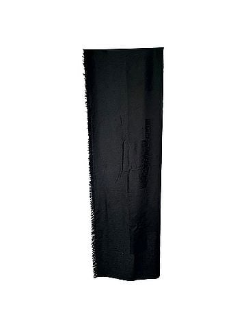 Hermès Hermès H Logo Accent Scarf in Black Cashmere (view 1)