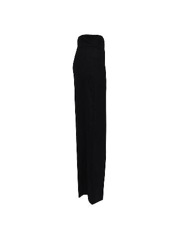 Saint Laurent Yves Saint Laurent High Waist Trousers in Black Cashmere  (view 2)