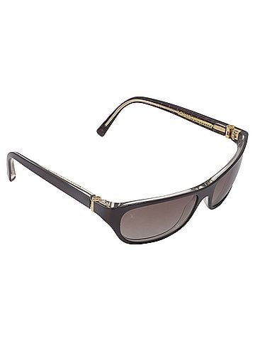 Louis Vuitton  Louis Vuitton Z0022W Rectangle-Framed Sunglasses in Brown Acetate (view 2)