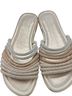 Mix No. 6 Silver White Gold Sandals Size 9 - photo 1