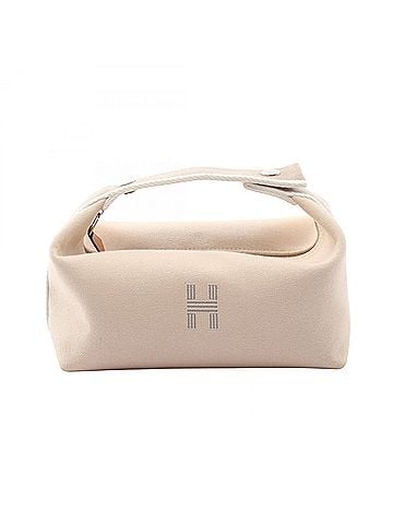 Hermès Hermes Bride à Bracque PM Natural Canvas Handbag for Women (Beige/White) (view 1)