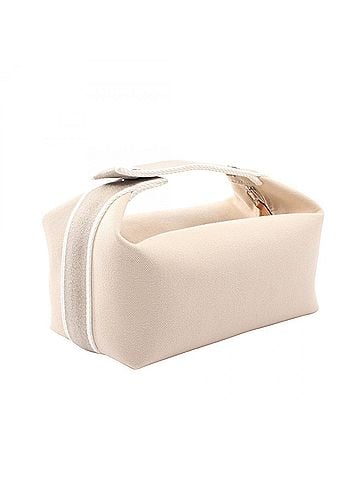 Hermès Hermes Bride à Bracque PM Natural Canvas Handbag for Women (Beige/White) (view 2)