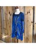 Floreat Print Blue Black Casual Dress Size 4 - photo 5