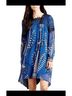 Floreat Print Blue Black Casual Dress Size 4 - photo 8