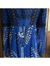 Floreat Print Blue Black Casual Dress Size 4 - photo 7