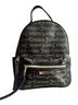 Juicy Couture Print Black Leather Backpack One size - photo 1