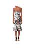 Keepsake 100% Polyester Floral Pink Blue White Cocktail Dress Size S - photo 2