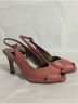 Etienne Aigner 100% Leather Orange Pink Heels Size 6 1/2 - photo 4