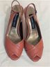 Etienne Aigner 100% Leather Orange Pink Heels Size 6 1/2 - photo 8